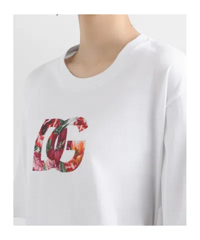 Dolce & Gabbana Dg Logo T-shirt In Multi