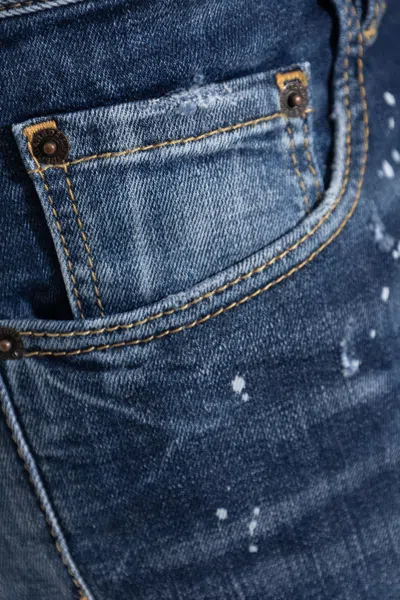 Dsquared2 Distressed Belt Loop Trousers