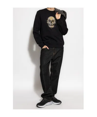Paul Smith Crewneck Sweatshirt With Artistic Skull Print