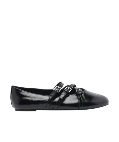 Michael Michael Kors Indy Flex Ballerina In Black