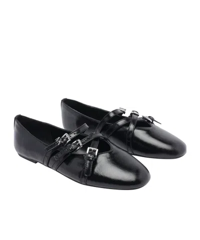 Michael Michael Kors Indy Flex Ballerina In Black