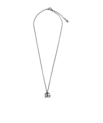 Dolce & Gabbana Dg Necklace In Brown