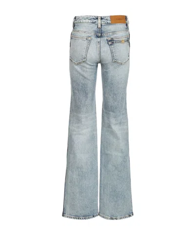 Amiri Slim With Ma Quad Patch Jeans Light Blue In Blue