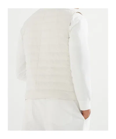 Brunello Cucinelli Men Water-resistant Microfiber Lightweight Down Vest