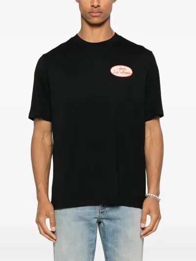Amiri Men's Station Patch T-shirt In Black