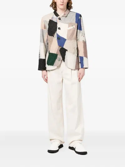 拼贴设计西装夹克