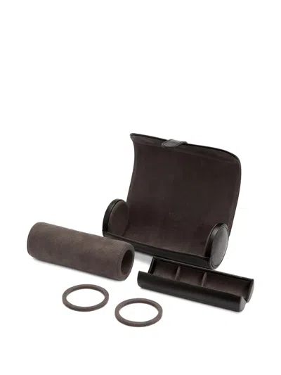 Wolf Leather Watch Roll Box