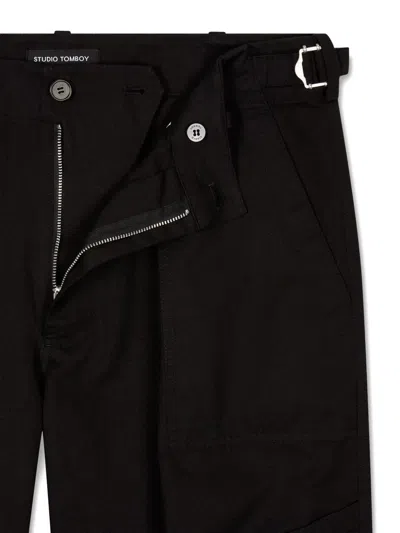 Studio Tomboy Pleat-detailed Cargo Trousers