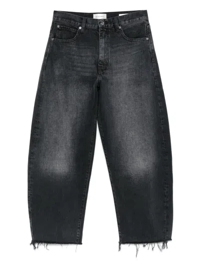 Frame The Bubble Crop Jean In Black