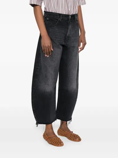 Frame The Bubble Crop Jean In Black