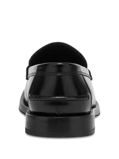 Moschino Classic Penny Loafer With Stacked Heel