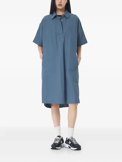 Studio Tomboy Button-down Utility Midi Dress