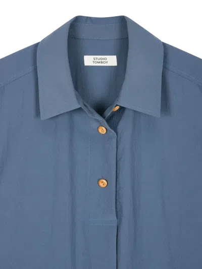 Studio Tomboy Button-down Utility Midi Dress