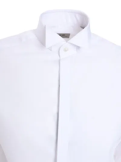 Corneliani Camicia Bianca In Cotone