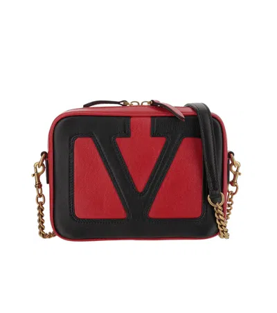 Valentino Garavani Superstar Chain Belt Bag In Red
