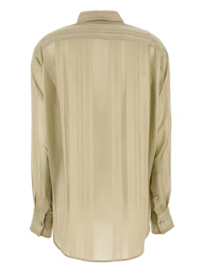 Stella Mccartney Shirt In Beige Silk