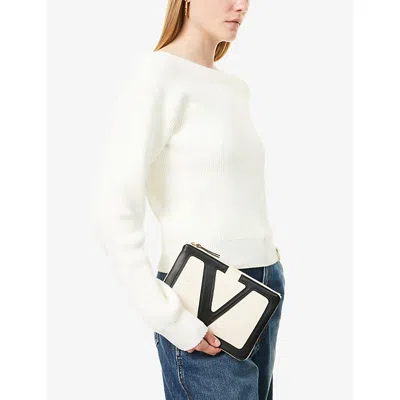 Valentino 'viva Superstar' Medium Tote Bag In White