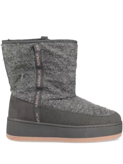Napapijri Fleece-lined Ankle Boots In Multi