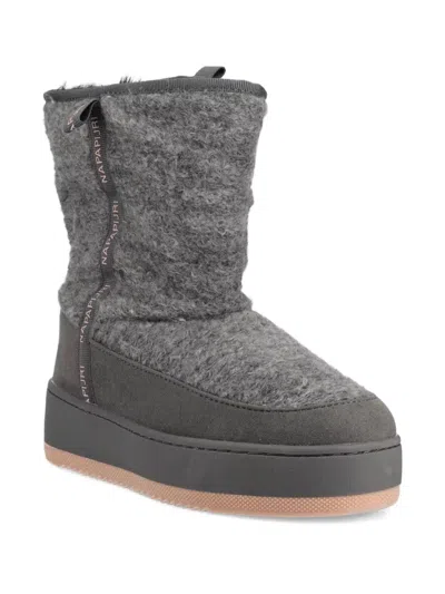 Napapijri Fleece-lined Ankle Boots In Multi