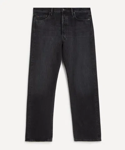 Acne Studios Mens Toj 1991 Loose Fit Jeans In Black