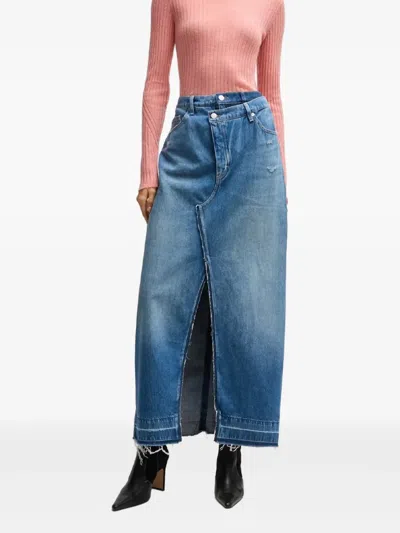 Hugo Boss Denim Maxi Skirt