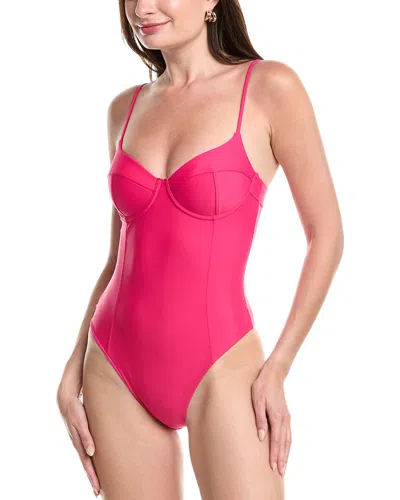 Ramy Brook Jayda Underwire One-piece Swimsuit In Perfect Pink
