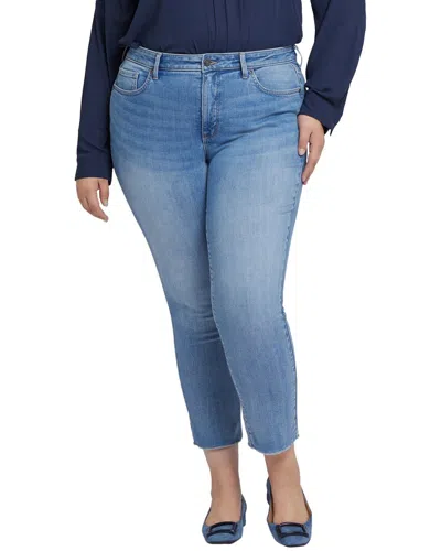Nydj Plus Sheri Blue Valley Ankle Crop Jean