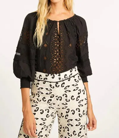 Caballero Sybille Top In Black