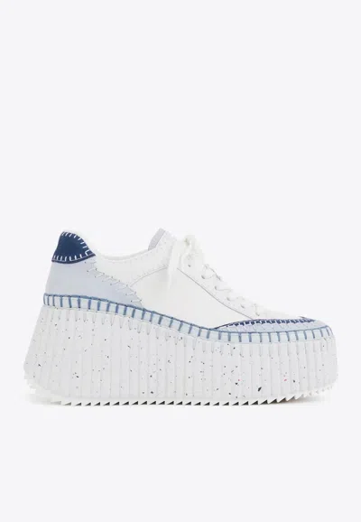 Chloé Nama Low-top Wedge Sneakers