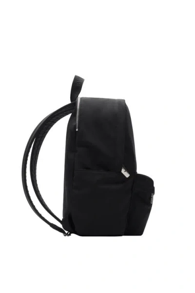 Burberry Black Backpack With Spacious Design And Padded Straps