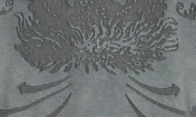 Diesel T-shirt With Phoenix Devoré