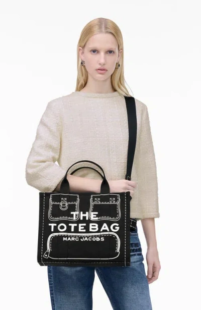 Marc Jacobs Medium Tote Bag In Black