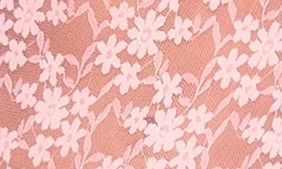 Mapalé Mapale Long Sleeve Lace Bodysuit In Pink