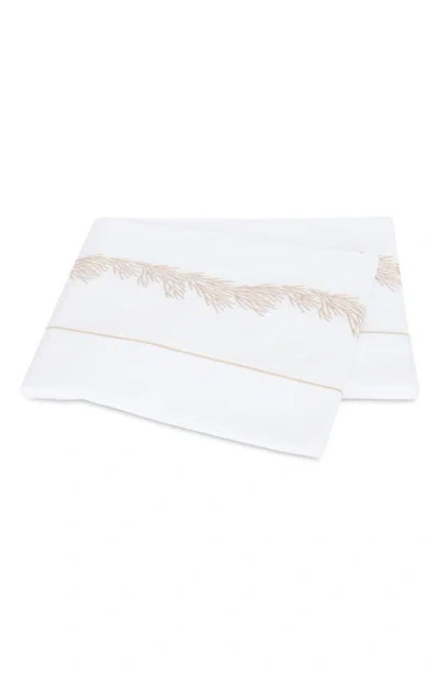 Matouk Atoll 520 Thread Count Cotton Percale Flat Sheet