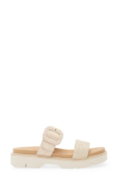 The Flexx Atena Platform Slide Sandal In Neutral