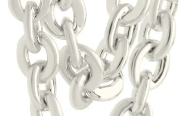 Sterling Forever Bowie Cubic Zirconia Chain Drop Stud Earrings