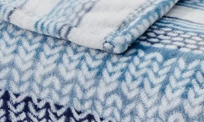 Luxury Home Brexton Micro Fleece Throw Blanket