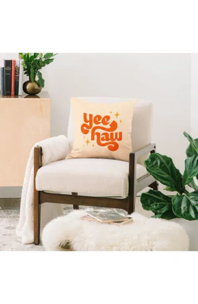 Deny Designs Yee Haw Throw Pillow
