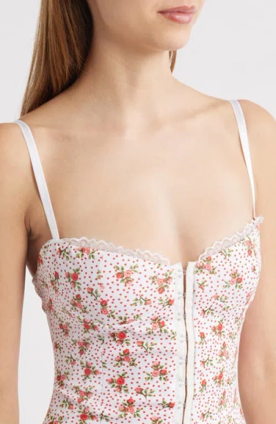 Bella Venice Body-con Corset Minidress In White