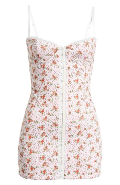 Bella Venice Body-con Corset Minidress In White
