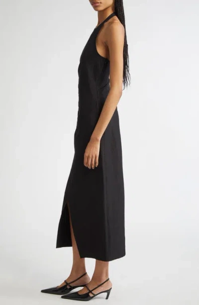 A.l.c . Sylvie Halter Neck Linen Blend Dress