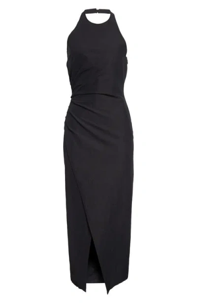 A.l.c . Sylvie Halter Neck Linen Blend Dress