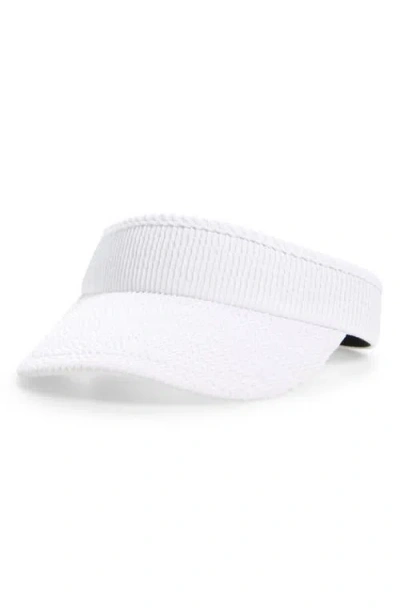 Lele Sadoughi Swimmer Bow Tie Visor