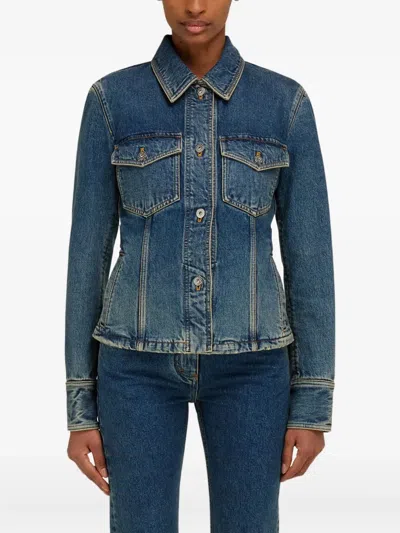 Ferragamo Denim Jacket In Blue