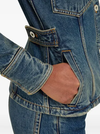 Ferragamo Denim Jacket In Blue