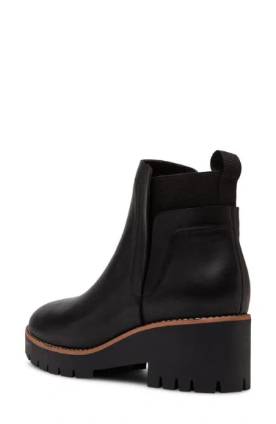 Blondo Dyme Waterproof Chelsea Boot In Black Leather