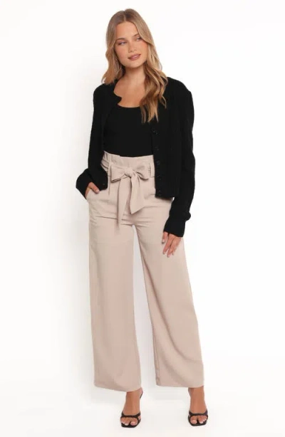 Petal And Pup Petal & Pup Ozara Texture Cardigan In Black