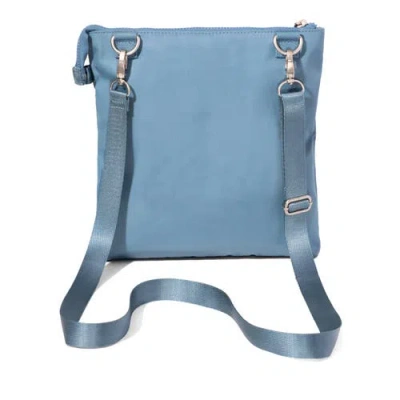Baggallini Go Bagg Crossbody Bag With Rfid Wristlet In Blue