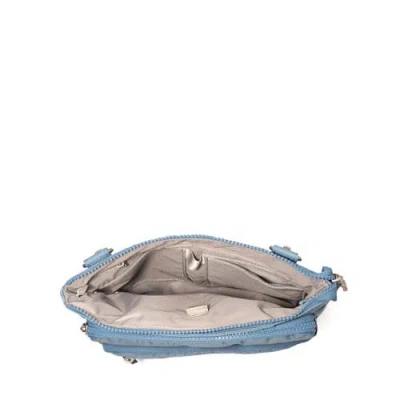Baggallini Go Bagg Crossbody Bag With Rfid Wristlet In Blue