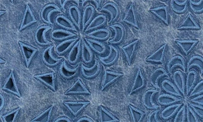 Alice And Olivia Rubi Low-rise Denim Micro Skirt